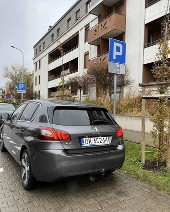 Peugeot 308 cena 36950 przebieg: 137000, rok produkcji 2016 z Warszawa małe 22